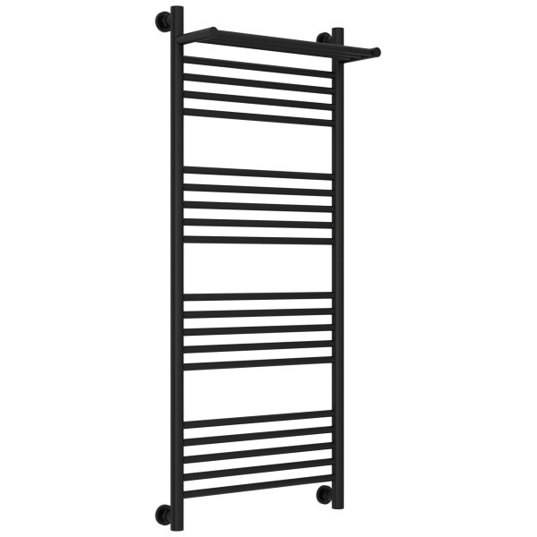 Полотенцесушитель водяной Сунержа Богема 1 П + Да 1200x500 матовый черный (31-0223-1250)