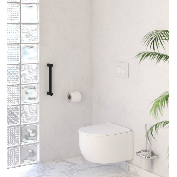 Поручень Сунержа прямой d 28 мм 300 матовый черный (31-3012-0300) Поручень Сунержа прямой d 28 мм 300 матовый черный (31-3012-0300)