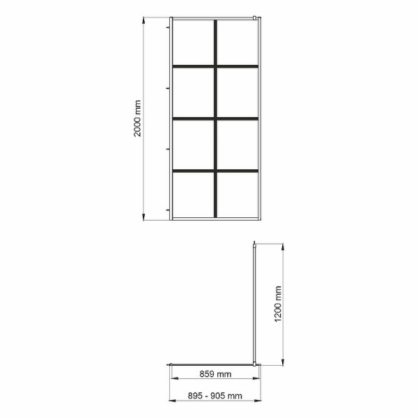 Душевые перегородки Wasser Kraft Glan 90х200 (66W39) Душевые перегородки Wasser Kraft Glan 90х200 (66W39)