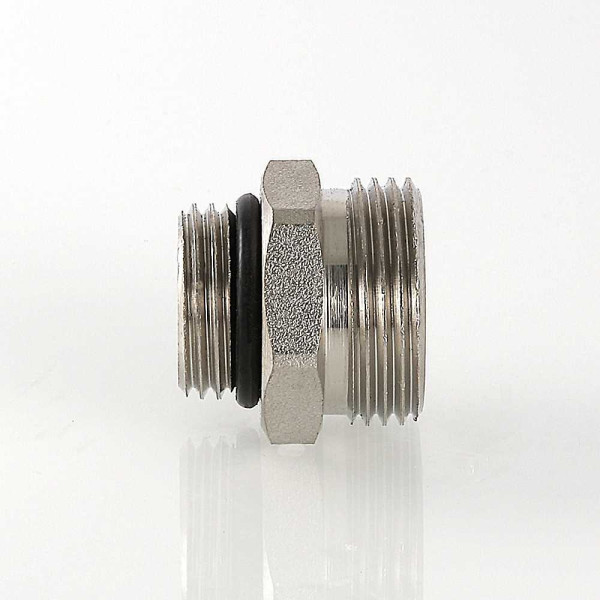 Ниппель переходной 1/2"х3/4"(18) (евроконус) Valtec (никель) (VTr.580.NE.040E) Ниппель переходной 1/2"х3/4"(18) (евроконус) Valtec (никель) (VTr.580.NE.040E)