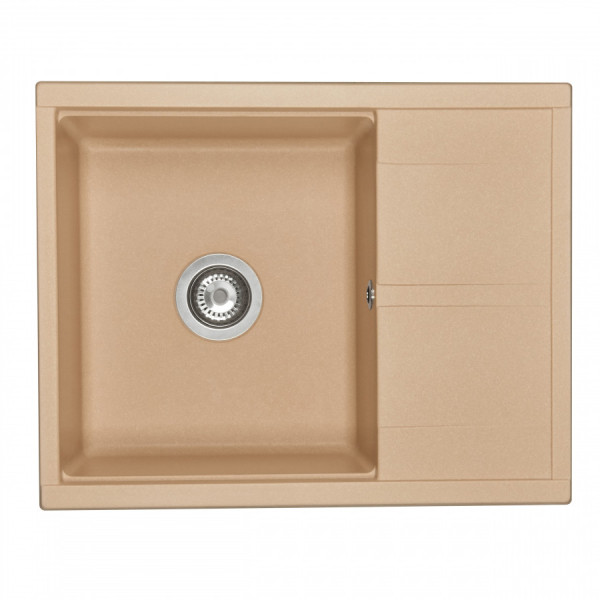 Мойка для кухни врезная Aquaton Делия 65 516x650x218 латте (1.A718.6.32D.E26.0)