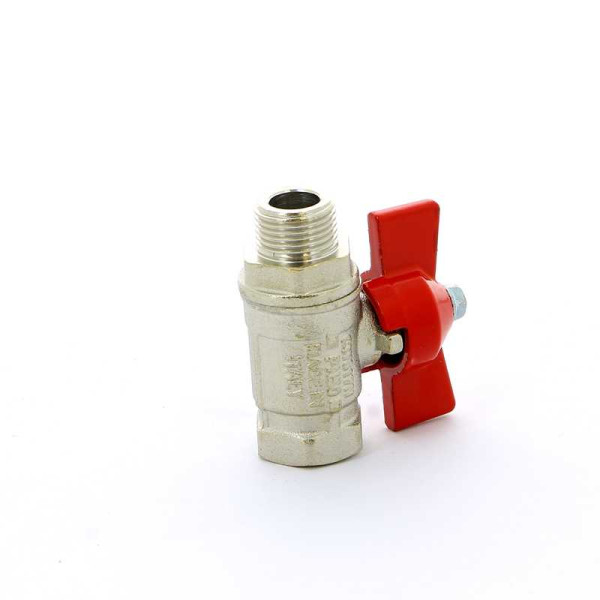 Кран Itap 3/8" ВН шаровый Ideal (красная бабочка) (0930038)