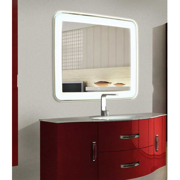 Зеркало Континент Velvette 80х60 с LED подсветкой и сенсорным выключателем Зеркало Континент Velvette 80х60 с LED подсветкой и сенсорным выключателем