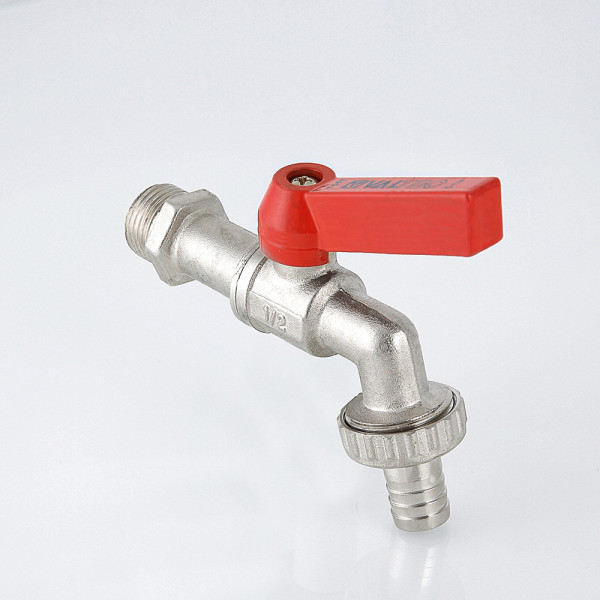 Кран 1" шаровый сливной со штуцером Valtec (красная ручка) VT.051.N.06 Кран 1" шаровый сливной со штуцером Valtec (красная ручка) VT.051.N.06