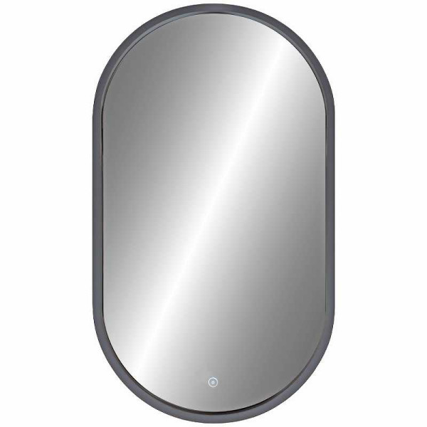 Зеркало с подсветкой Континент Prime Gray Led 450х800 в МДФ рамеЗеркала LED с доп.опциями (ЗЛП1079) Зеркало с подсветкой Континент Prime Gray Led 450х800 в МДФ рамеЗеркала LED с доп.опциями (ЗЛП1079)