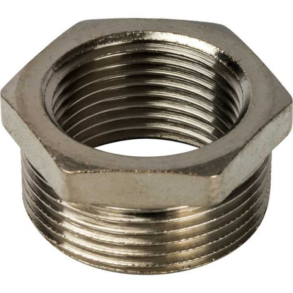 Футорка 1/2"Нх1"В Stout (никель) SFT-0029-000112 Футорка 1/2"Нх1"В Stout (никель) SFT-0029-000112