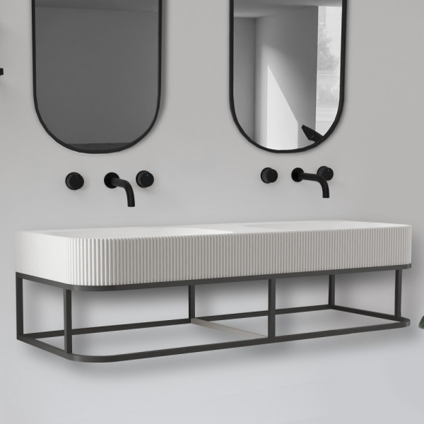 Раковина подвесная Stein (белый матовый)