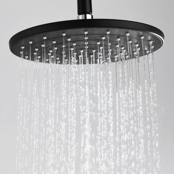 Душ верхний WasserKRAFT 22,5х5,5х22,5 черный (A077) Душ верхний WasserKRAFT 22,5х5,5х22,5 черный (A077)