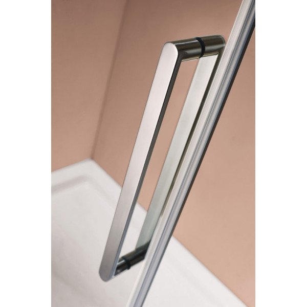 Душевая дверь Cezares Stylus 140х195 стекло прозрачное (STYLUS-O-M-BF-1-140-C-Cr)