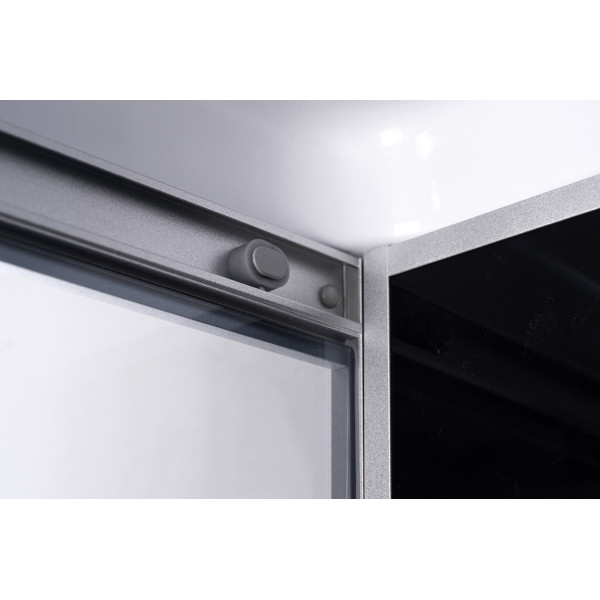 Душевая кабина Loranto 80x100x215 стекло матовое, профиль сатин (CS-5180-13R G)