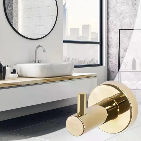 Крючок одинарный Rea 322210A Gold золото (REA-77065)
