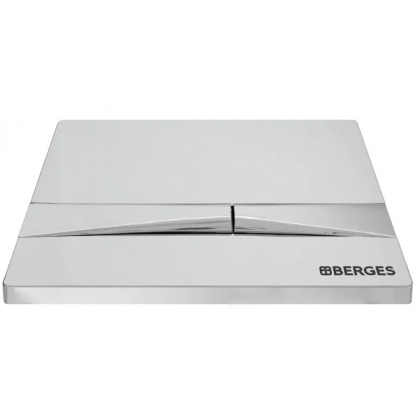 Комплект инсталляция с унитазом Berges: инсталляция NOVUM525, кнопка F3 хром глянец, унитаз FLOE Rimless, сидение дюропласт Floe Slim SO, микр