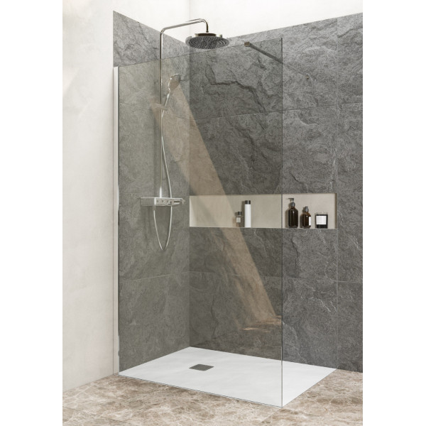 Душевое ограждение Roca Metropolis 120x200 стекло прозрачное, профиль хром (Z.RU93.0.767.9)