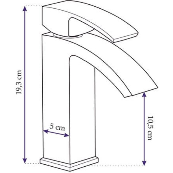 Смеситель для раковины REA Enzo chrom (REA-B0113) Смеситель для раковины REA Enzo chrom (REA-B0113)