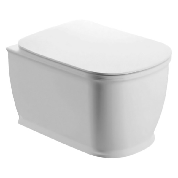 Унитаз подвесной безободковый BelBagno Prado 360х520х345 (BB10150CH) Унитаз подвесной безободковый BelBagno Prado 360х520х345 (BB10150CH)