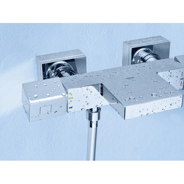 Смеситель для ванны и душа Grohe Grohtherm Cube с термостатом хром (34497000)
