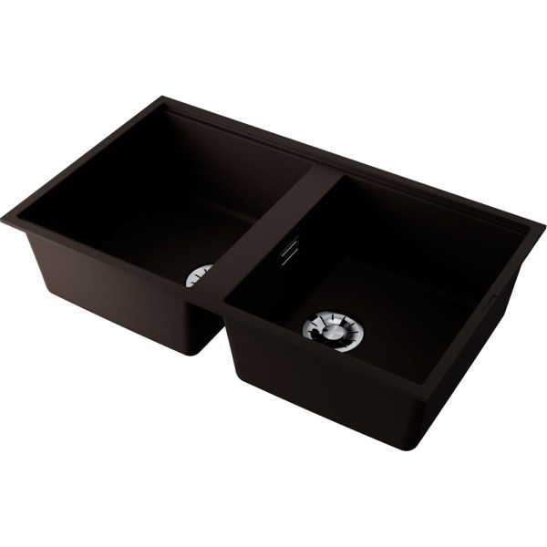 Мойка для кухни врезная Omoikiri Kitagawa 83-2-U-MO Artceramic/мокко (4997201)