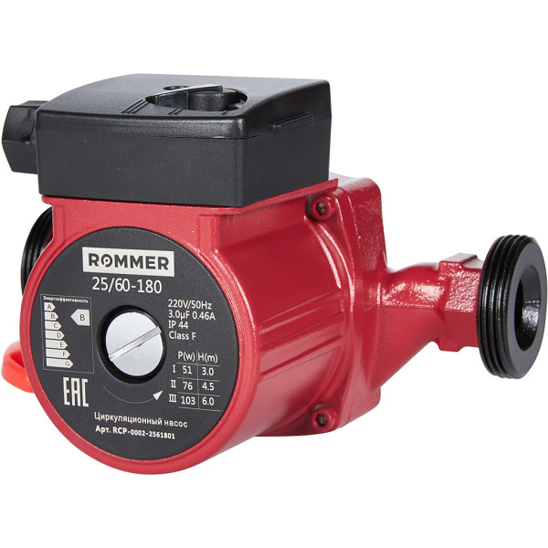 Насос циркуляционный ROMMER 25/60-180 Насос циркуляционный ROMMER 25/60-180