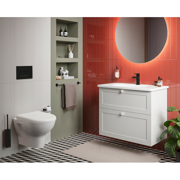 Инсталляция для унитаза Vitra Core для унитаза с черной матовой клавишей смыва (800-1874) Инсталляция для унитаза Vitra Core для унитаза с черной матовой клавишей смыва (800-1874)