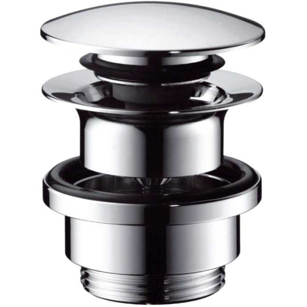 Донный клапан Hansgrohe Push-open хром (50100000) Донный клапан Hansgrohe Push-open хром (50100000)