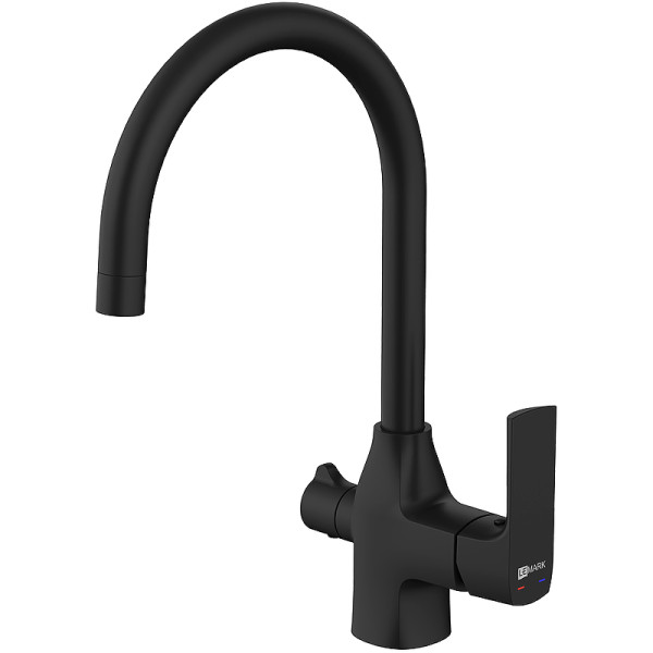Смеситель для кухни Lemark Ursus черный (LM7261BL) Смеситель для кухни Lemark Ursus черный (LM7261BL)