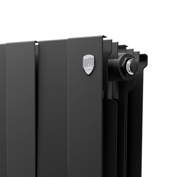Радиатор биметаллический Royal Thermo PianoForte 300 Чёрный (16 секций) (RTPB3030016)