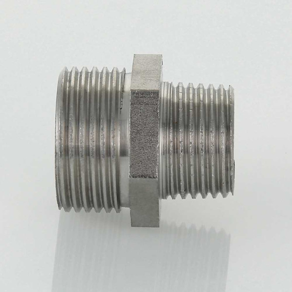 Ниппель переходной Valtec 1/2"*3/4" (нерж.ст.) (VTi.580.I.0504)