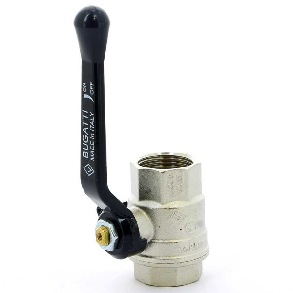 Кран Bugatti 1" ВВ шаровый Oregon 300 (черная ручка) (03000175) Кран Bugatti 1" ВВ шаровый Oregon 300 (черная ручка) (03000175)