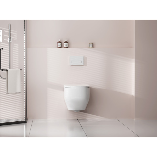 Унитаз подвесной Abber Bequem 390x520x350 белый (AC1218) Унитаз подвесной Abber Bequem 390x520x350 белый (AC1218)