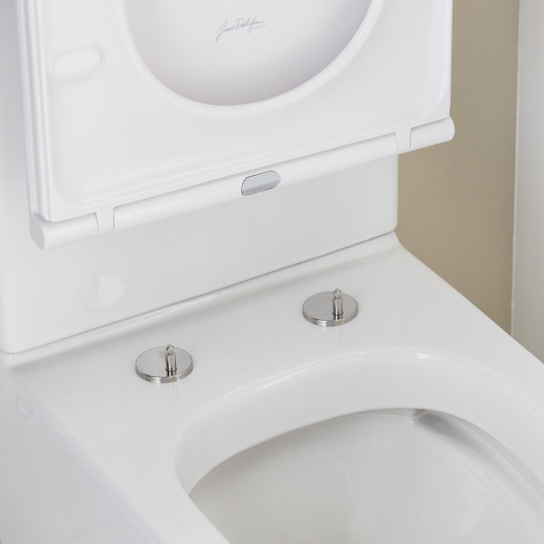 Инсталляция с подвесным унитазом Jacob Delafon Rodin с сиденьем с клавишей смыва, хром (EDY102-00, E23280-00, E38066-CP, E38064-NF) (E39933-CP)