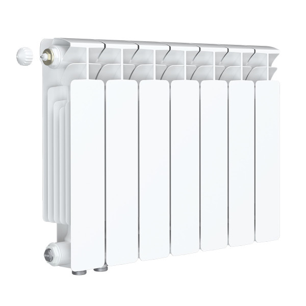 Радиатор биметаллический Rifar Base Ventil L 350 (7 секций, НП лев подкл. 50 мм.) (RB35007VL) Радиатор биметаллический Rifar Base Ventil L 350 (7 секций, НП лев подкл. 50 мм.) (RB35007VL)