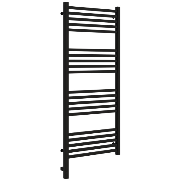 Полотенцесушитель электрический Сунержа Модус 3.0 1200x500 провод слева матовый чёрный (31-5700-1250)