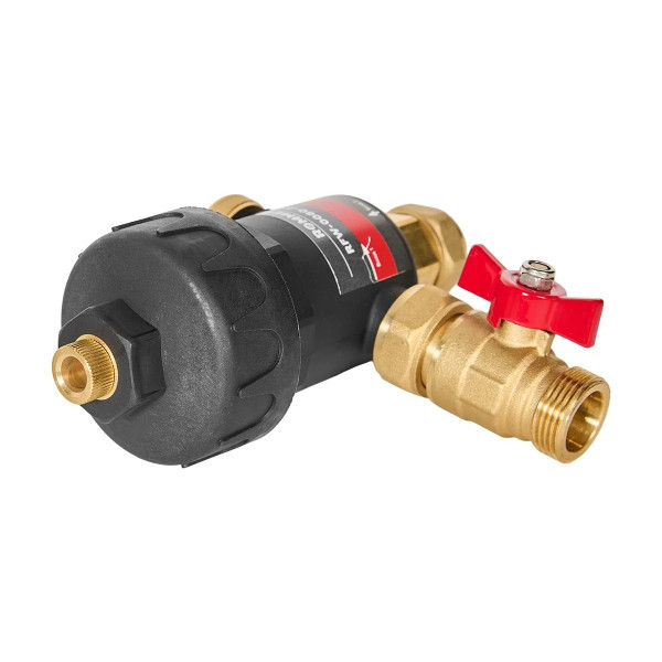 Сепаратор шлама магнитный 3/4"НР*3/4"НГ Rommer для настенных котлов (композит) RFW-0080-256620 Сепаратор шлама магнитный 3/4"НР*3/4"НГ Rommer для настенных котлов (композит) RFW-0080-256620