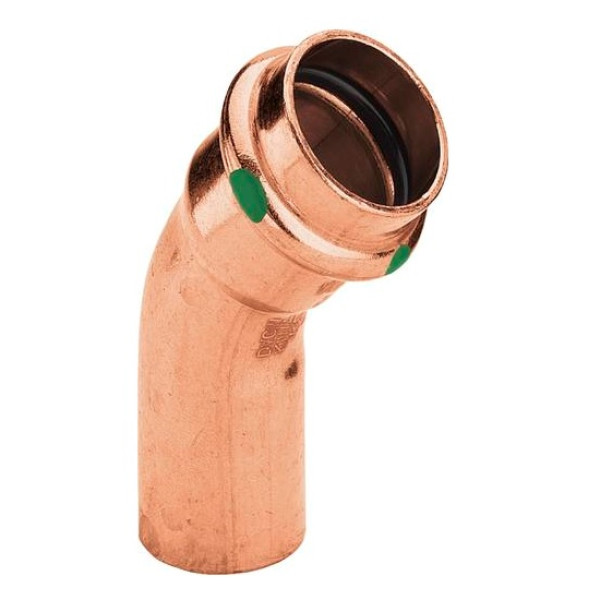 Угол 22x45 однораструбный Profipress SC-Contur (пресс, медь) Viega (292 515)