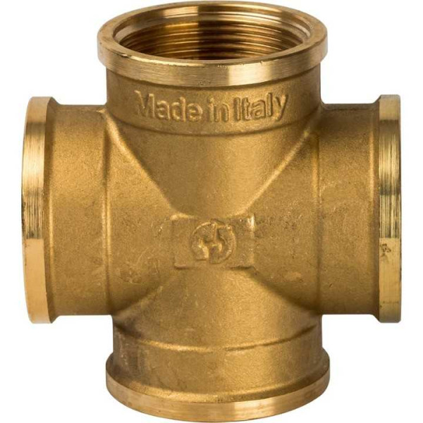 Крестовина 3/4" Stout (латунь) SFT-0030-000034 Крестовина 3/4" Stout (латунь) SFT-0030-000034