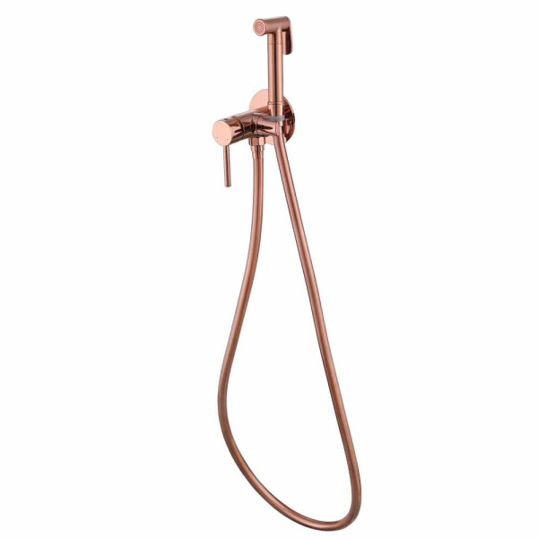 Смеситель с гигиеническим душем Abber Wasser Kreis розовое золото (AF8125RG) Смеситель с гигиеническим душем Abber Wasser Kreis розовое золото (AF8125RG)