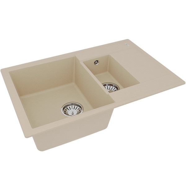 Мойка для кухни врезная Lemark Ramza 760 760x500 бежевый (9910038) Мойка для кухни врезная Lemark Ramza 760 760x500 бежевый (9910038)