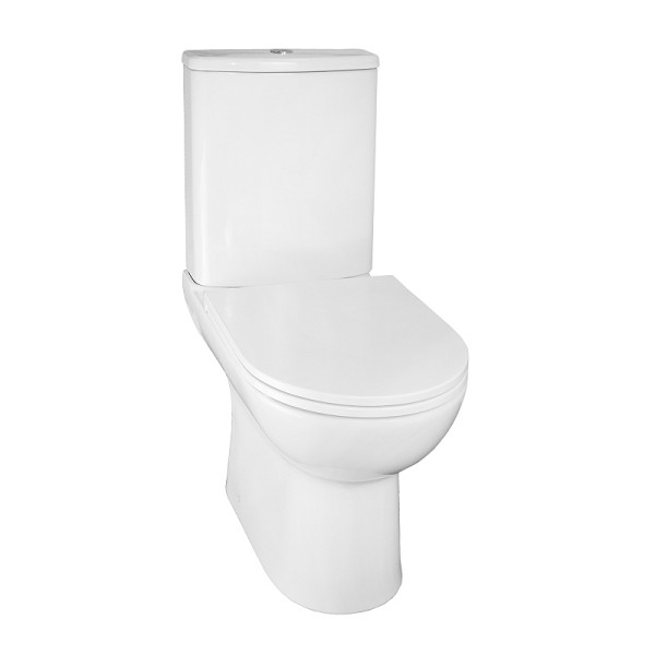 Унитаз напольный Kano безободковый с бачком с сиденьем микролифт (93590)