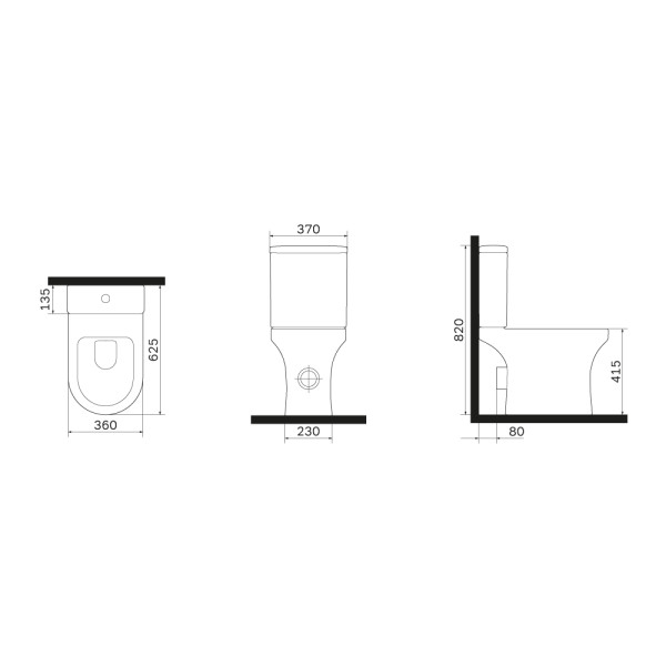 Унитаз-компакт AM.PM X-joy безободковый с сиденьем микролифт (C85A8601SC)