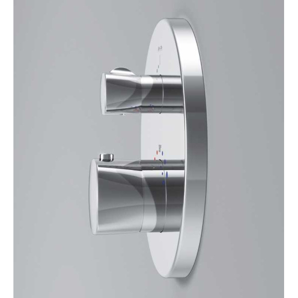 Смеситель термостатический для ванны и душа AM.PM Spirit V2.1 внешняя панель-переключатель, монтируемый в стену, хром (F71A85500) Смеситель термостатический для ванны и душа AM.PM Spirit V2.1 внешняя панель-переключатель, монтируемый в стену, хром (F71A85500)