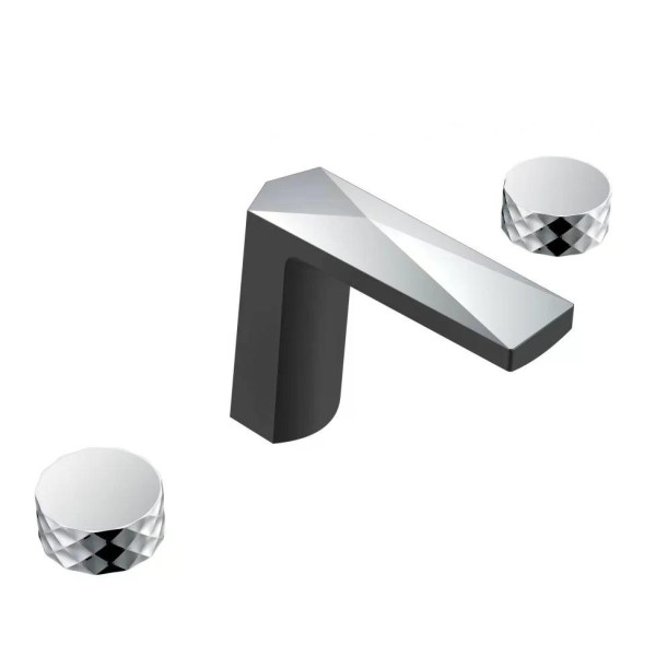 Смеситель для раковины Boheme Venturo Черный (150-BCR-DIAMOND)