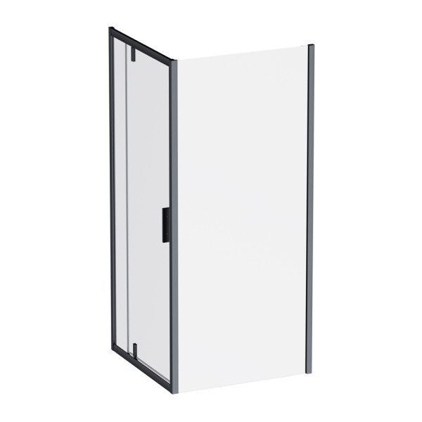Душевой уголок AM.PM Gem 90x90x195 стекло прозрачное, профиль черный матовый (W90G-404-9090-BT)