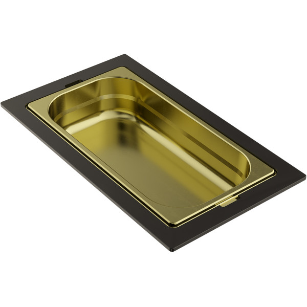 Контейнер Omoikiri DC-05-1-LG 383х220х65 светлое золото (4999092) Контейнер Omoikiri DC-05-1-LG 383х220х65 светлое золото (4999092)