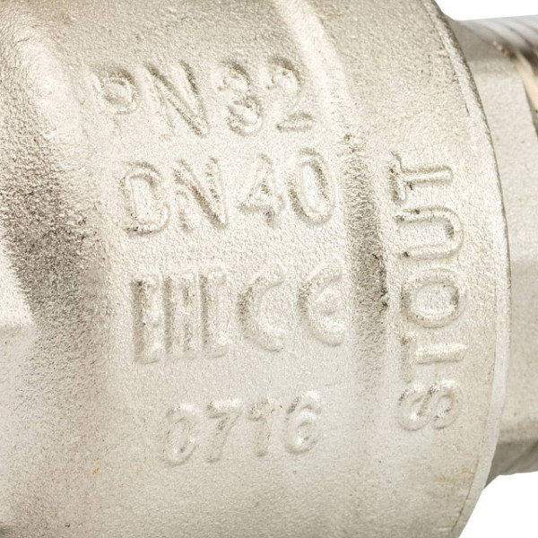 Кран 1 1/2" ВН шаровый Stout (черная ручка, полнопроходной) (SVB-0003-000040)