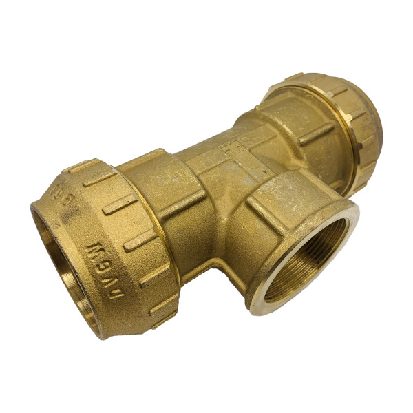 Тройник "Tiemme" 63*2"В*63 (для п/э трубы) (3400058) Тройник "Tiemme" 63*2"В*63 (для п/э трубы) (3400058)