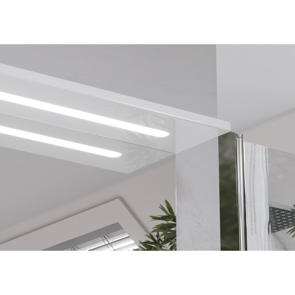 Шкаф зеркальный Volna Lake 800x700 белый (zsLAKE80.L-01)