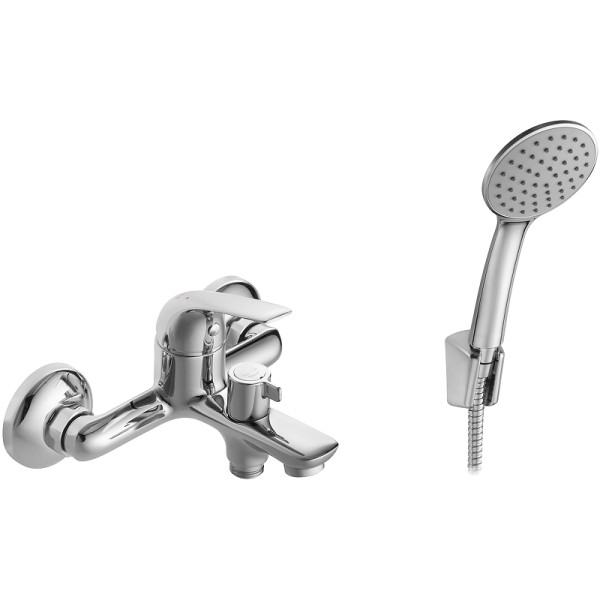 Смеситель для ванны и душа Santek Нико с душевым комплектом хром (WH5A10005C001)