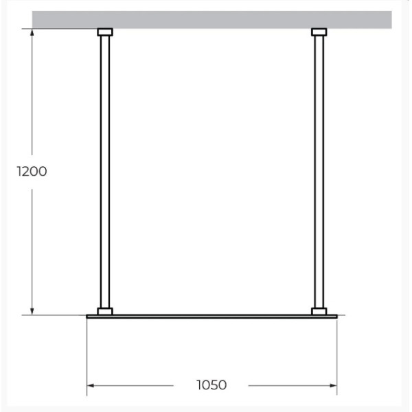 Душевая перегородка Cezares Liberta 105x195 стекло прозрачное, профиль черный (LIBERTA-L-2-105-120-C-NERO) Душевая перегородка Cezares Liberta 105x195 стекло прозрачное, профиль черный (LIBERTA-L-2-105-120-C-NERO)