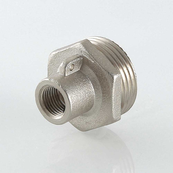 Переходник для подключения датчика температуры М10*3/4"Н Valtec (никель) (VTr.424.N.M005) Переходник для подключения датчика температуры М10*3/4"Н Valtec (никель) (VTr.424.N.M005)