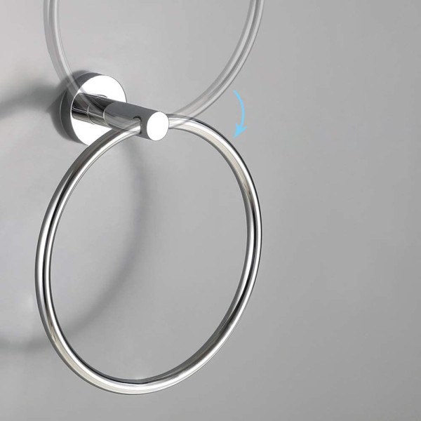 Полотенцедержатель кольцо Rea mist Chrom хром (REA-80027) Полотенцедержатель кольцо Rea mist Chrom хром (REA-80027)